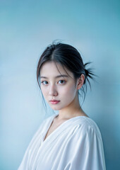 Fototapeta premium 20대, 한국여자, 여자, 대학생, 미소, 성형, 새내기, 메이크업, 청순하다, 아침형 인간, 새벽, 깨끗하다, 女