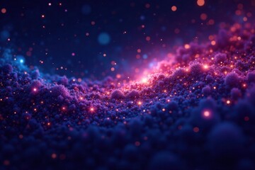 Obraz premium Sparkling starry night with glittering celestial bodies, cosmos, sparkling, celestial