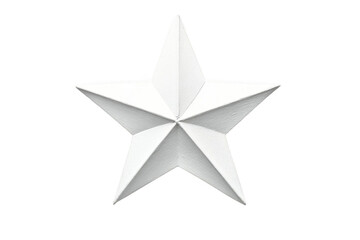 Fototapeta premium White star on black.