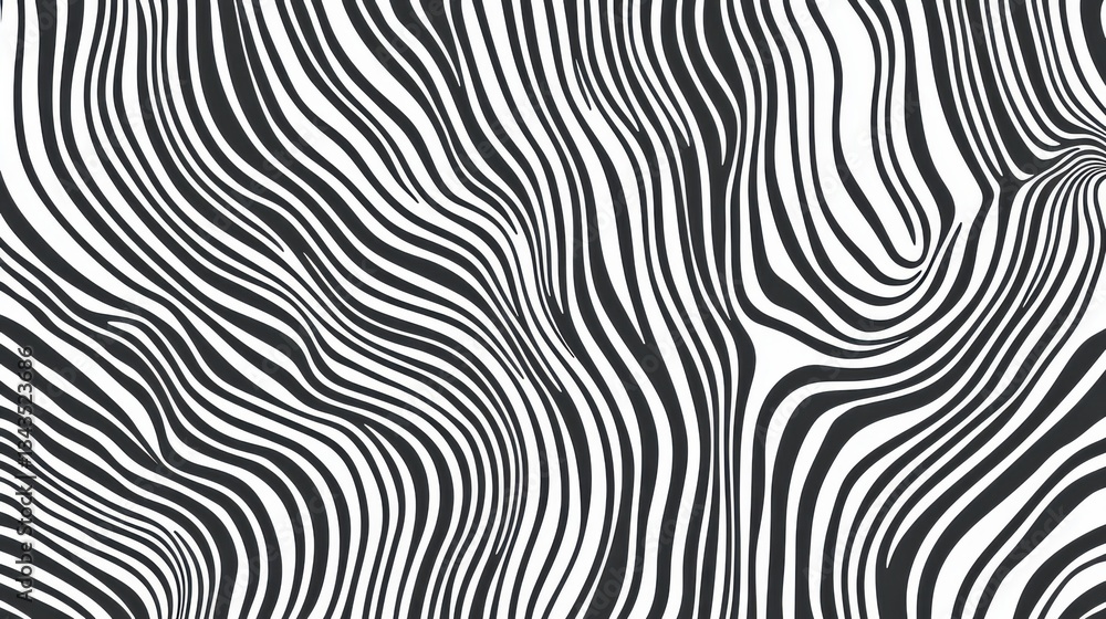 Poster stripe pattern. linear background. seamless abstract texture with many lines. geometric wallpaper wi