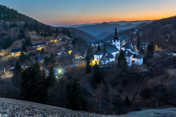 Church in The Spania Dolina village, Slovakia