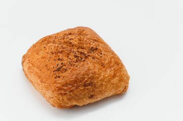 Pastries on a white background.