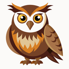 owl isolated  on Transparent background