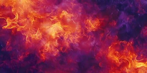 Fiery Flames Texture Background
