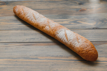 bread photo image on a wooden background, fresh bread delicious bread bread