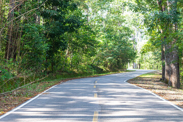 East Nusa Tenggara , Indonesia – 05 . 28. 2024 – The connecting road of Sumba Regency passes...