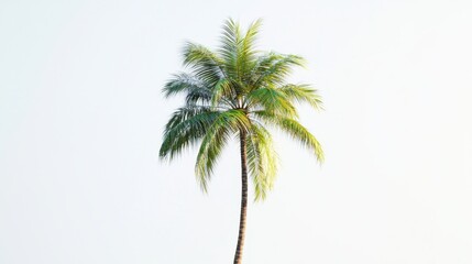 Tall Palm Tree Isolated