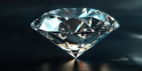 Triangular Diamond on Black
