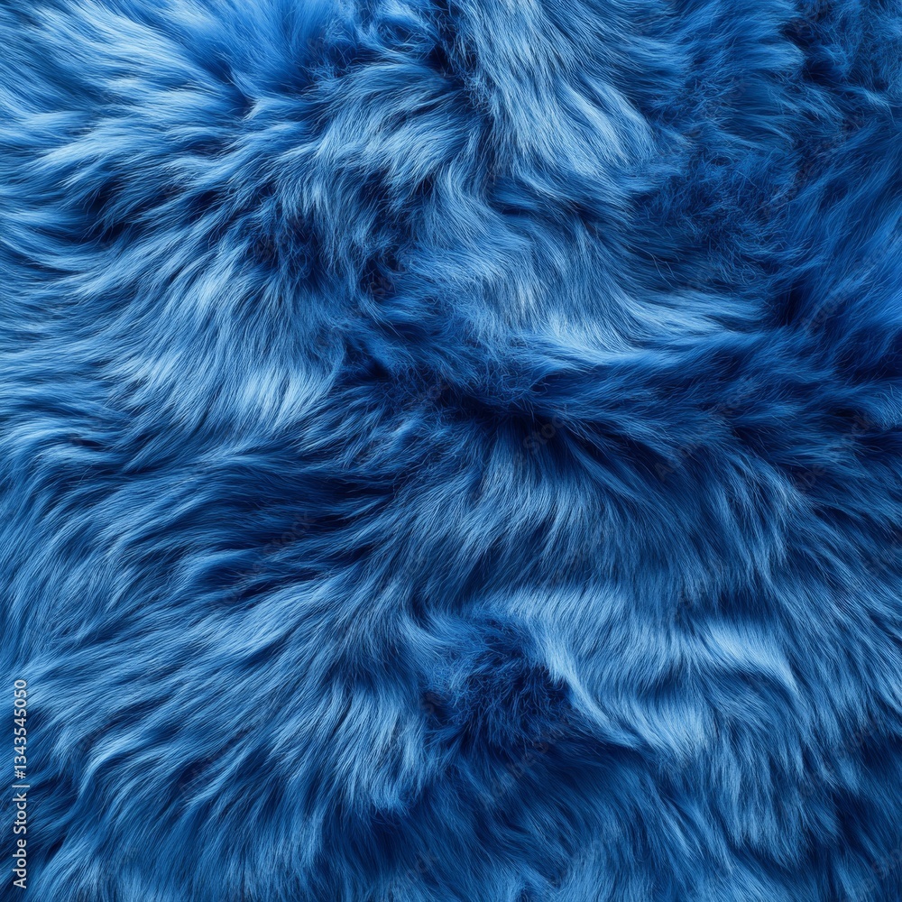 Poster abstract blue fur texture: a soft, textured surface with rich color variations and depth
