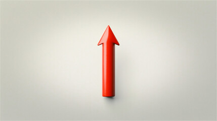 The upper red arrow represents growth, improvement, and positive direction. Generative AI.