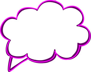 speech bubble vector illustration