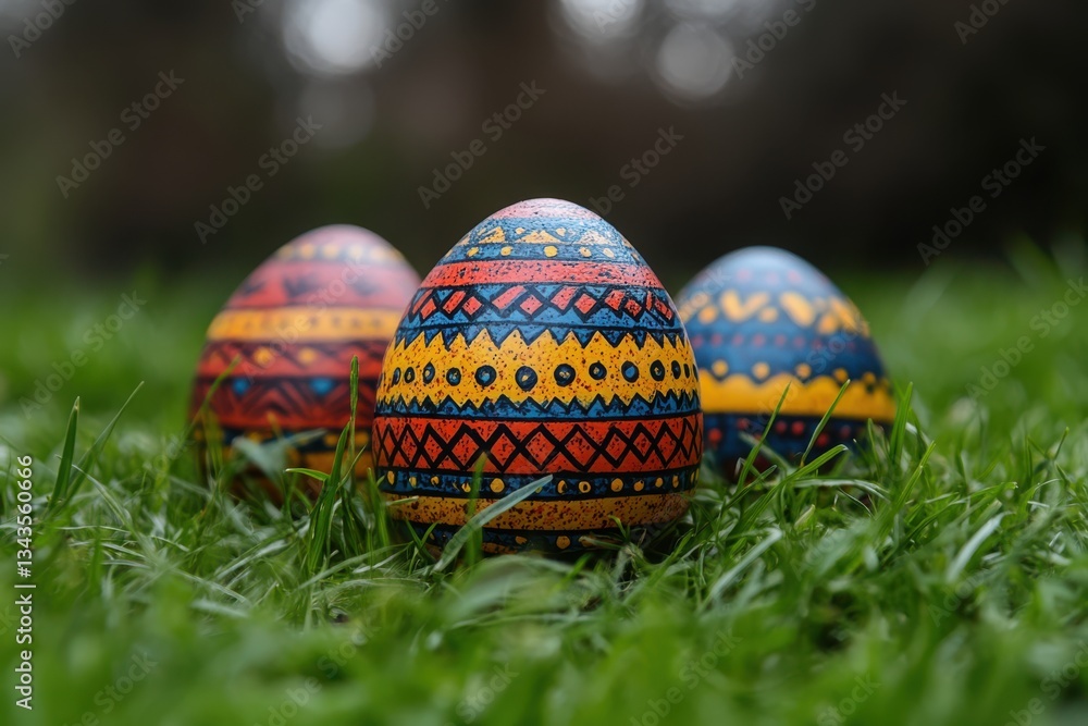 Poster an abstract depiction of easter chaos captured in a raw artistic style, showcasing a dynamic composi