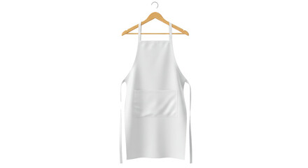 Isolated Apron Hanging on Hanger
