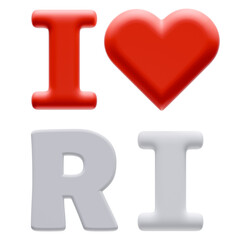 3D I Love Ri