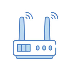 Wifi Hotspot vector icon stock illustration