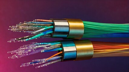 Fiber Optic Cables, High-Speed Data Transmission and Communication Infrastructure