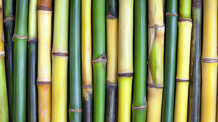 Obraz premium Bamboo stalks background texture