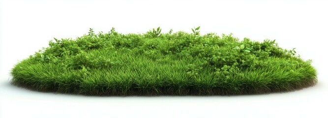 photo of grass on a white background realistic image of green grass