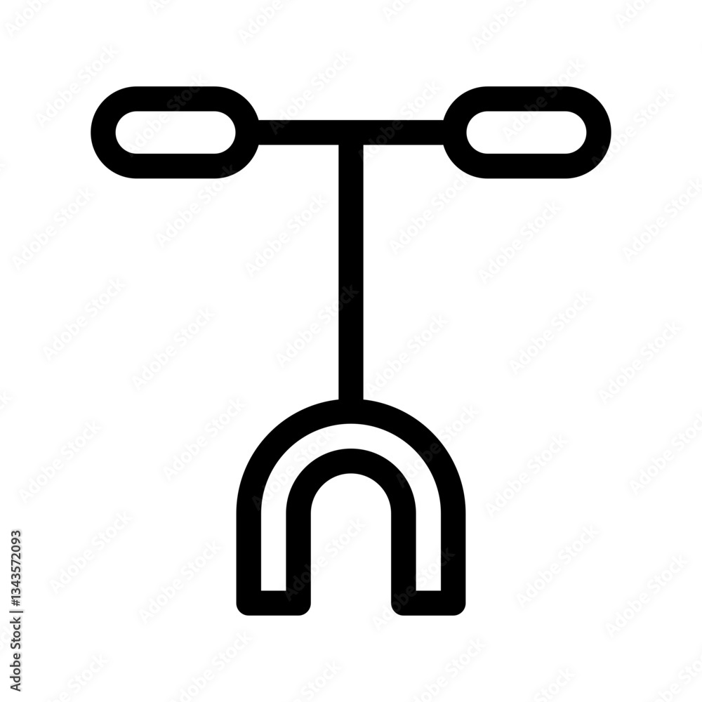 Poster drag handle minimalistic vector icon for user interfaces, reposition tools, and modern application d