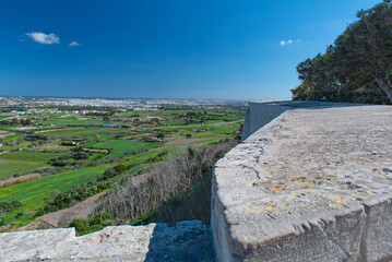 View from the bastion of Mdina, Malta – The Silent City with Timeless Charm