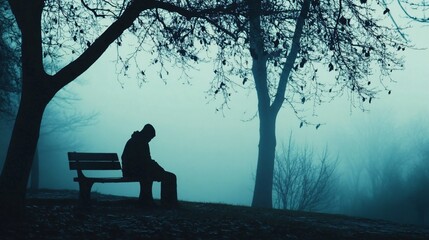 Evoke Feelings of Solitude and Isolation with Loneliness Concept Image