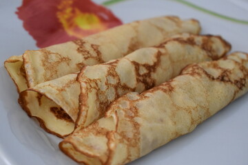 pancakes with honey