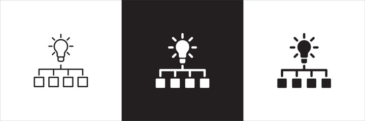 Data intelligence resource icon. Company data production icons. Icon symbol compatible for idea, computing,business, management, logistic, asset, material, process, asset. Vector illustration.