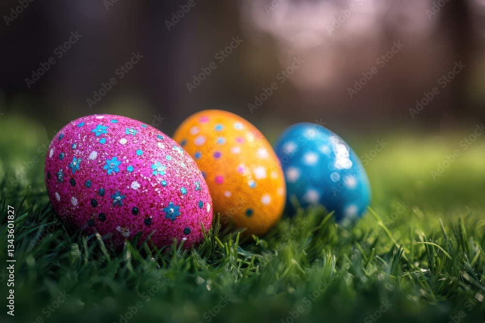 Poster the image features easter chaos theme with oranges and apples as prominent elements.
