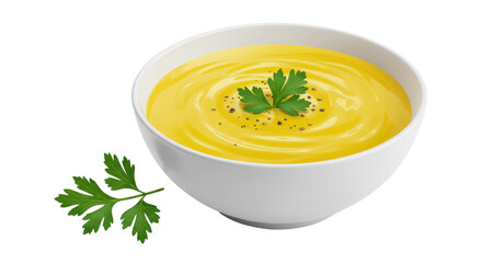 Isolated Creamy Soup