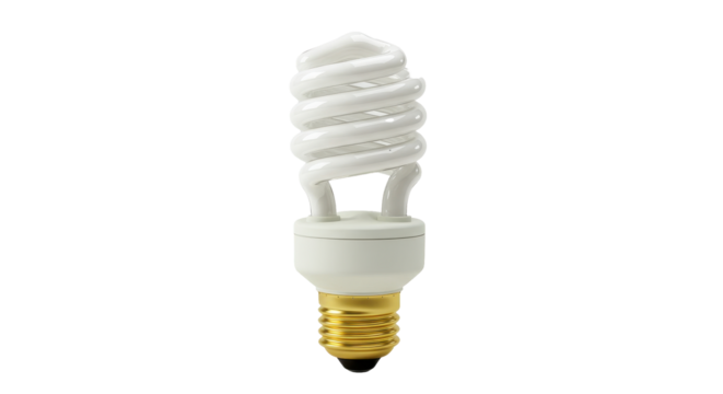 Isolated Energy Saving Bulb