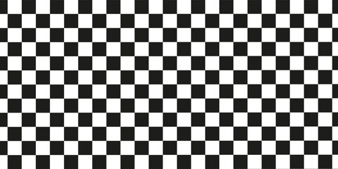 Black and white checkered pattern, Checkerboard seamless pattern