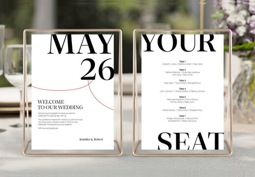 Wedding Signage Layouts