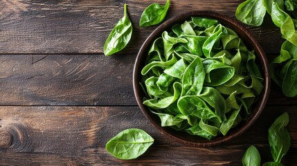 Fototapeta premium Spinach pasta on the wooden background, photo studio.