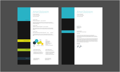 Modern Business Resume CV Template