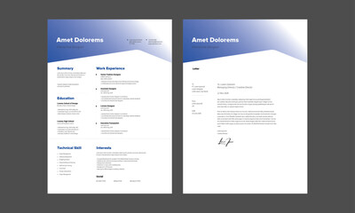 Modern Business Resume CV Template