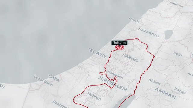 Geographical Overview of Tulkarm A Historical and Cultural Map of the Palestinian City in the West Bank