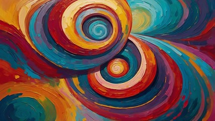 Vibrant Mother&rsquo;s Love &ndash; Artistic Digital Painting of a Mother Holding Her Child in a Colorful Heart"