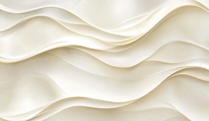 Obraz premium Creamy, flowing, elegant waves of light beige