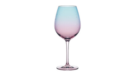 Isolated Gradient Wine Glass