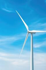 Wind Turbines on a Sunny Day, Promoting Clean Energy