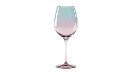 Isolated Gradient Wine Glass