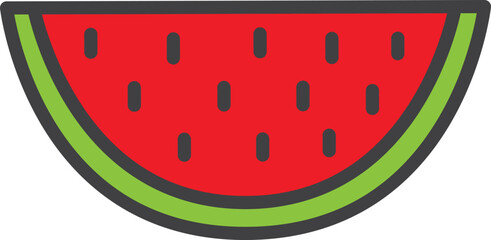 A slice of watermelon