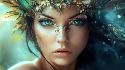 Stunning Fantasy Character Portrait with Beautiful Model - Creative Image