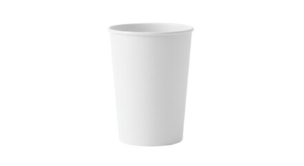 Isolated White Paper Cup
