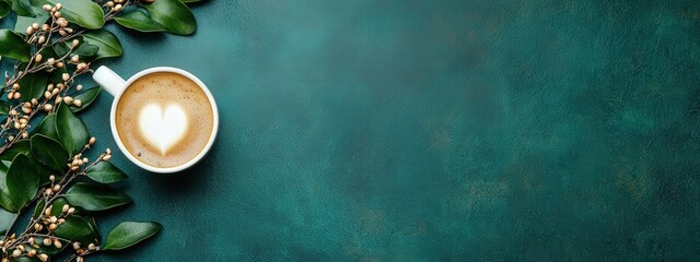 A bold approach to card placement with earthy materials