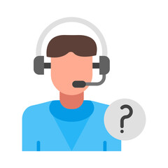 Help Desk flat icon