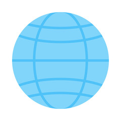 Global flat icon