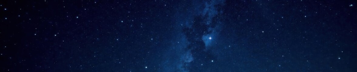 Obraz premium Night sky with countless sparkling stars on a black background, darkness, universe