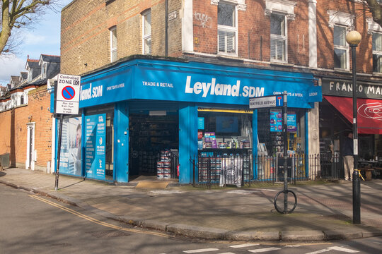 LONDON- Leyland SDM store. A chain of British DIY and home improvement stores