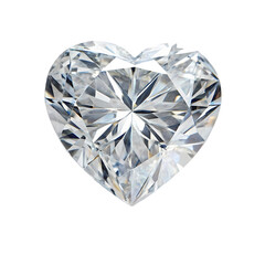 Fototapeta premium Heart Cut Diamond: Gemstone Sparkle